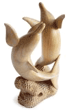 'Acrobatic Dolphins III,' statuette